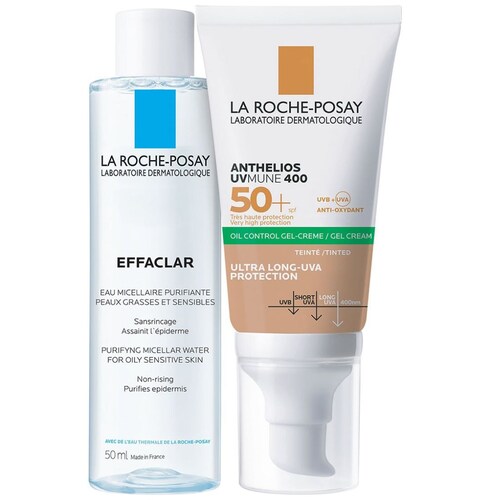 La Roche Posay Pack Anth Uvmune Oil Control Gel 50Ml Tt+Eff Am 50Ml Ss24