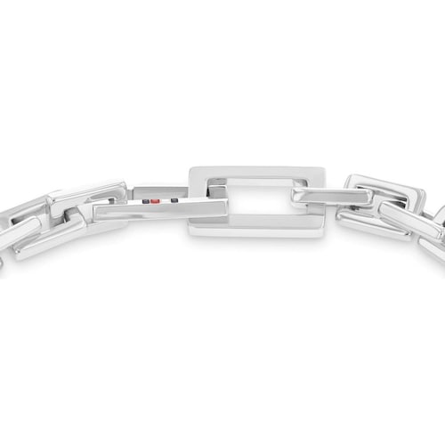 Pulsera Acero Inoxidable Plateado y Oro Rosado Tommy Hilfiger