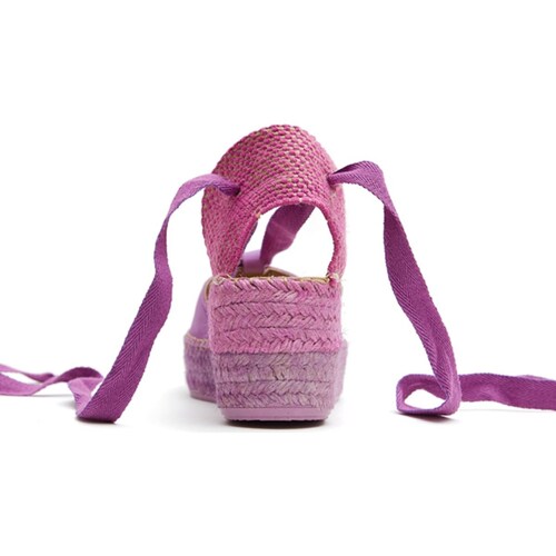 Alpargata con Cuna y Cordón para Mujer Color Morado Apostrophe
