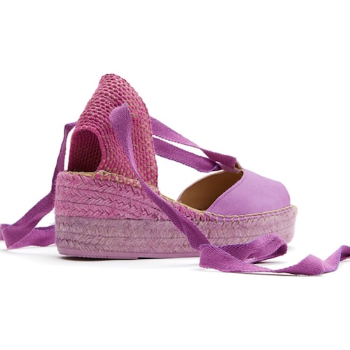 Alpargata con Cuna y Cordón para Mujer Color Morado Apostrophe