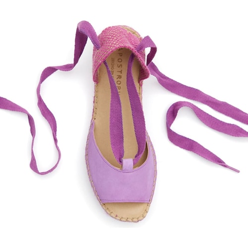 Alpargata con Cuna y Cordón para Mujer Color Morado Apostrophe