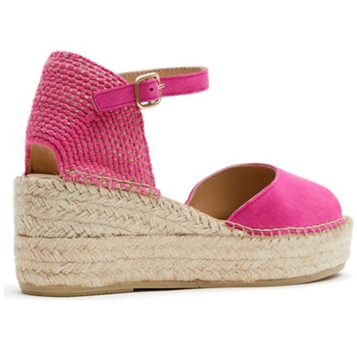 Postrofe Color Rosa Alpargata con Cuna y Correa para Mujer Color Rosa Apostrophe