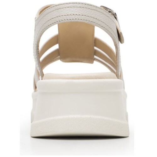 Sandalia con Suela Dentada Color Hueso Flexi