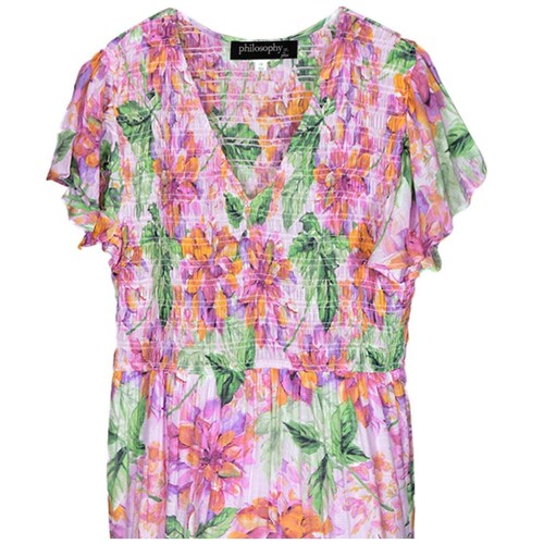 Vestido Largo, Estampado para Mujer  Philosophy Jr Plus