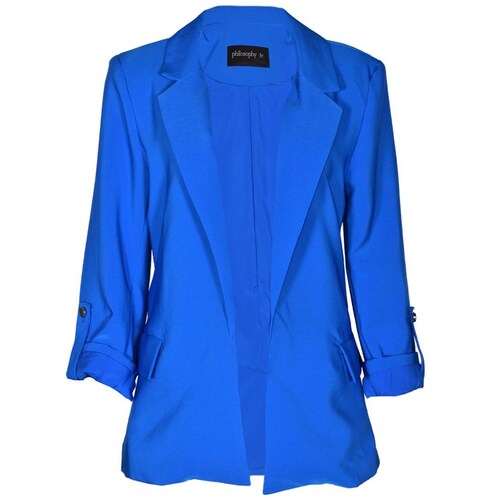 Saco Liso con Solapa para Mujer Philosophy Jr