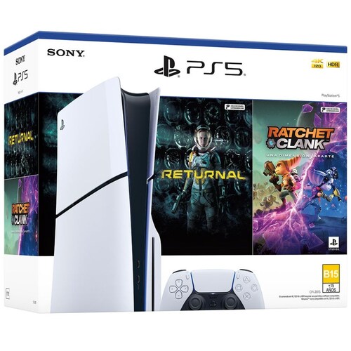 Consola Playstation®5 (Modelo Slim) con 2 Juegos - Versión Estándar