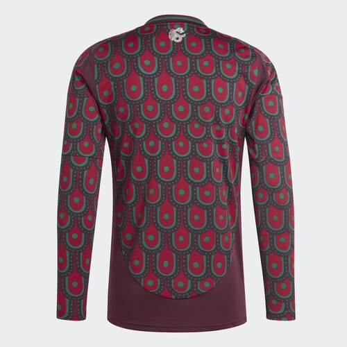 Jersey Oficial de Local Selección Mexicana 2024 Manga Larga Adidas para Hombre