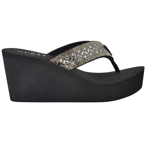 Sandalia Guess con Aplicación Logo para Mujer