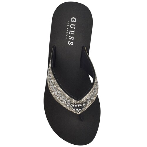 Sandalia Guess con Aplicación Logo para Mujer