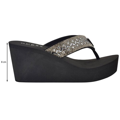 Sandalia Guess con Aplicación Logo para Mujer