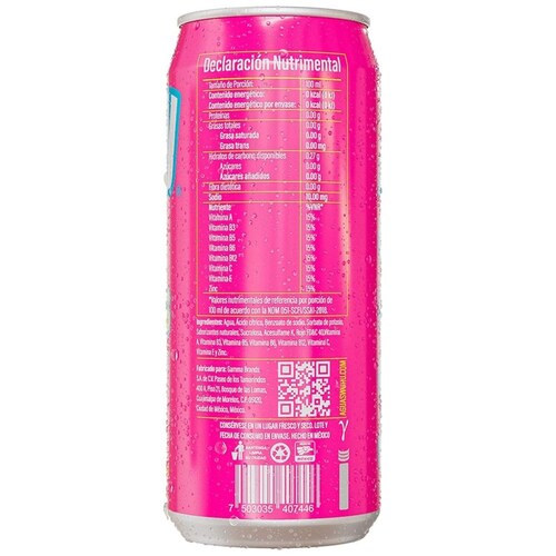 Agua Vitaminada Wuhu Sabor Guayaba Fresa 473 Ml