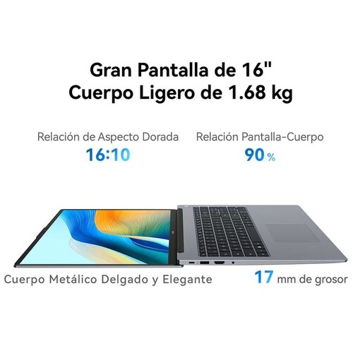 Laptop Huawei Matebook D16 Intel I512Th 8 Ram 512 Gb