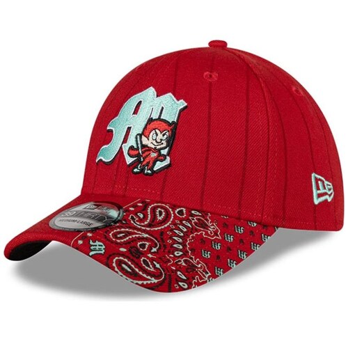 Gorra New Era 3930 Diablos Pinstripe Color Rojo (Unisex)