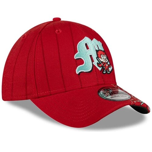 Gorra New Era 3930 Diablos Pinstripe Color Rojo (Unisex)