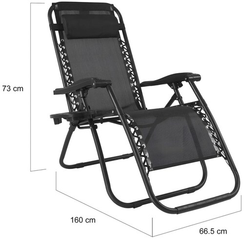 Silla Gravedad 0 Plegable Jardimex