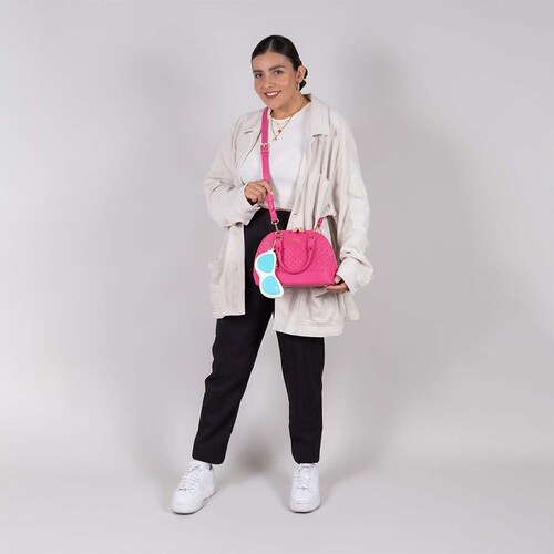 Bolso Satchel Barbie By Gorett Rosa para Mujer