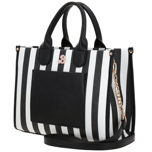 Bolso Satchel Barbie By Gorett Negro para Mujer