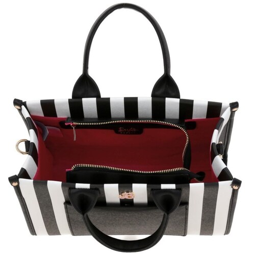 Bolso Satchel Barbie By Gorett Negro para Mujer
