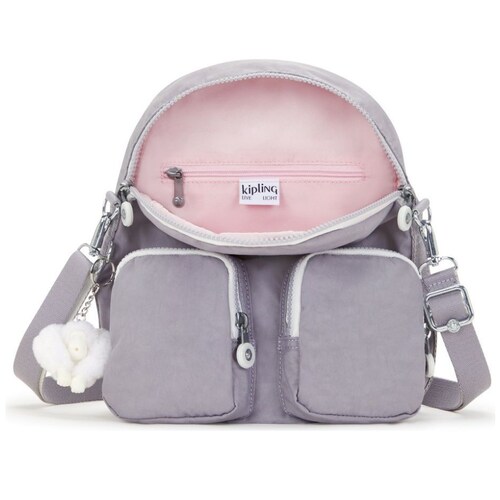 Mochila Kipling Firefly Up Havana Blue para Mujer