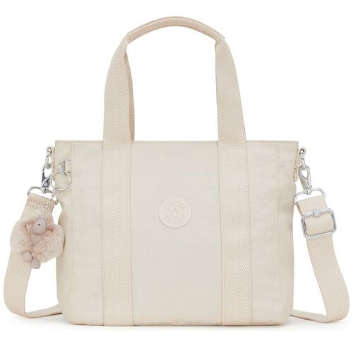 Bolso Kipling Asseni Mini Beige Pearl para Mujer