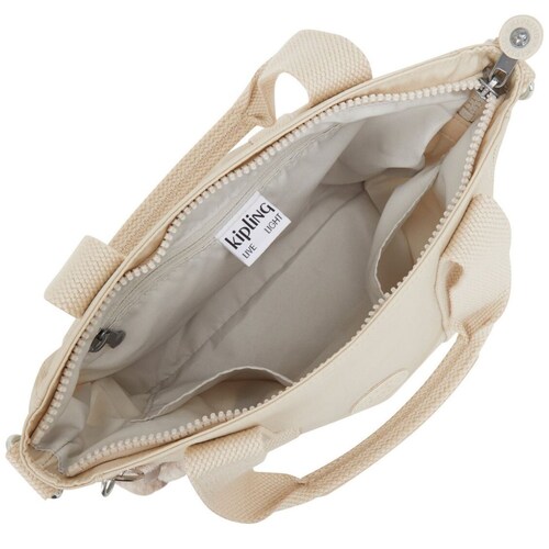 Bolso Kipling Asseni Mini Beige Pearl para Mujer
