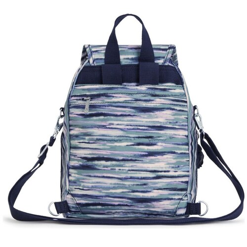Mochila Kipling Firefly Up Brush Stripes para Mujer