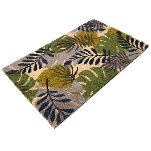 Tapete Entrada Abadi Hojas 75X45 Cm Multicolor