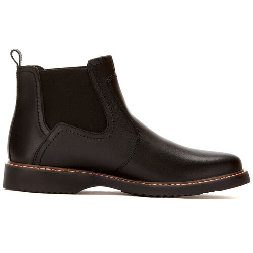Bota Ferrato Piel Color Negro para Hombre