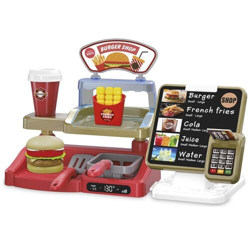 Tienda de Hamburguesas Drimy con Caja Registradora     