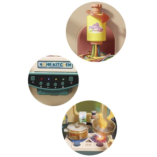 Juego de Cocina Sweet Home con Musica y Luz 75Pz