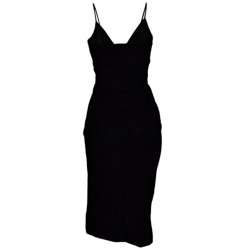 Vestido Largo de Fiesta con Abertura y Aplicaciones para Mujer  Philosophy Jr Nights