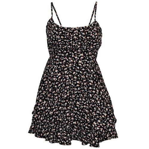 Vestido Corto con Olanes y Cinta de Amarre en Espalda para Mujer Philosophy Jr