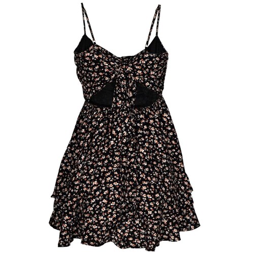 Vestido Corto con Olanes y Cinta de Amarre en Espalda para Mujer Philosophy Jr
