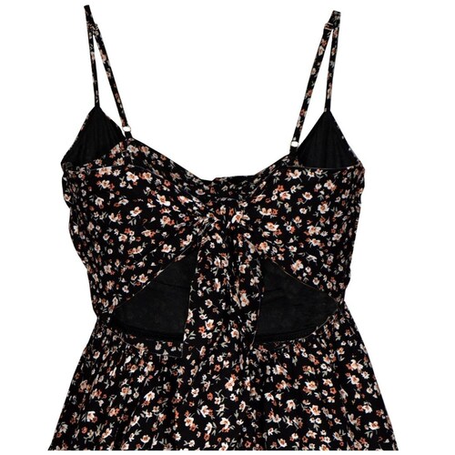 Vestido Corto con Olanes y Cinta de Amarre en Espalda para Mujer Philosophy Jr