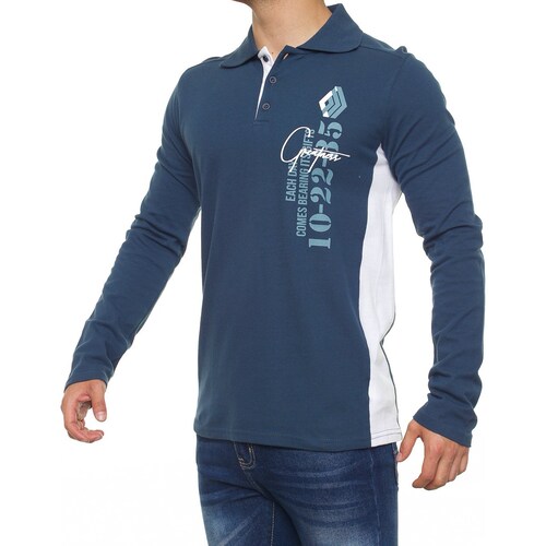 Playera Manga Larga para Hombre Silver Plate