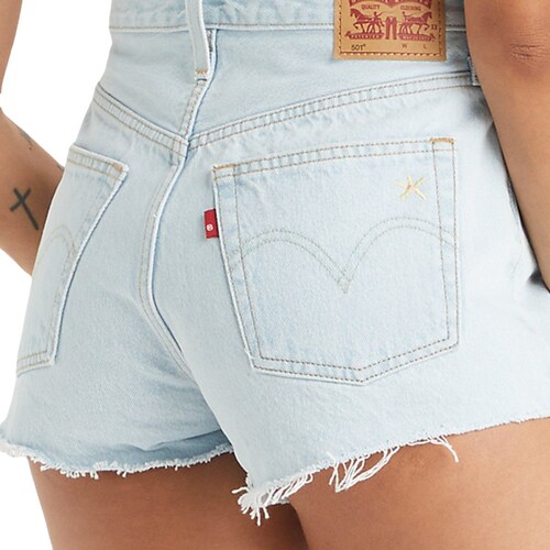 Jeans 501® Shorts Original High-Rise para Mujer Levis