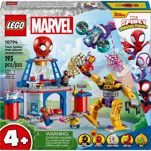 Lego® Cuartel General Arácnido Del Equipo Spidey