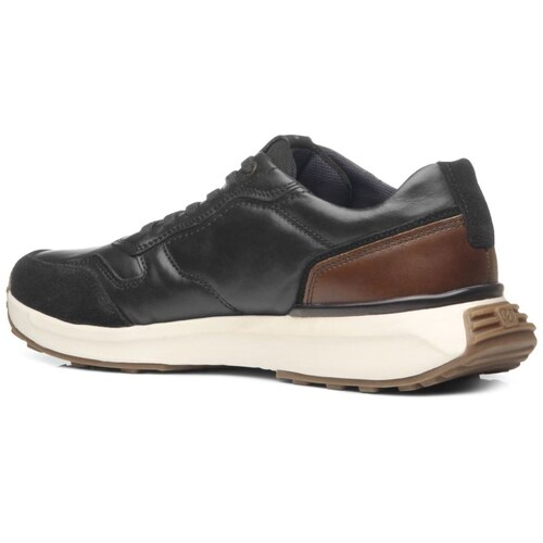 Tenis Pegada en Piel para Hombre