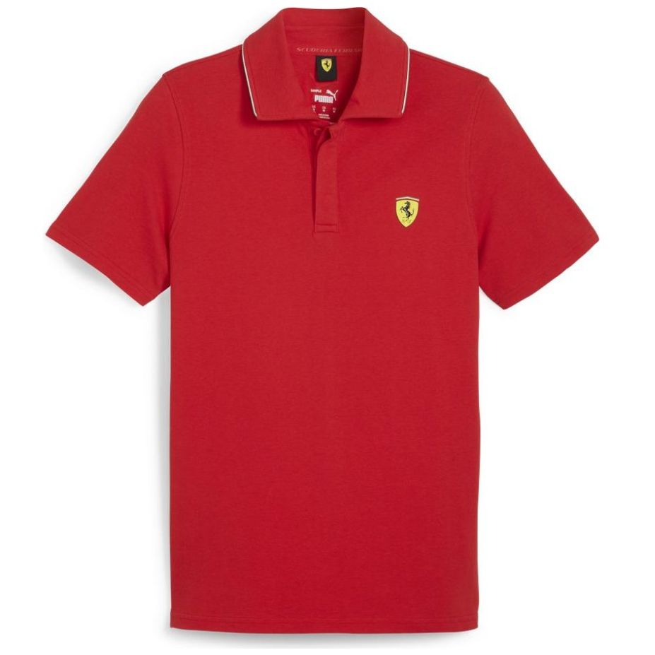 Playera Tipo Polo Roja Ferrari Puma para Hombre