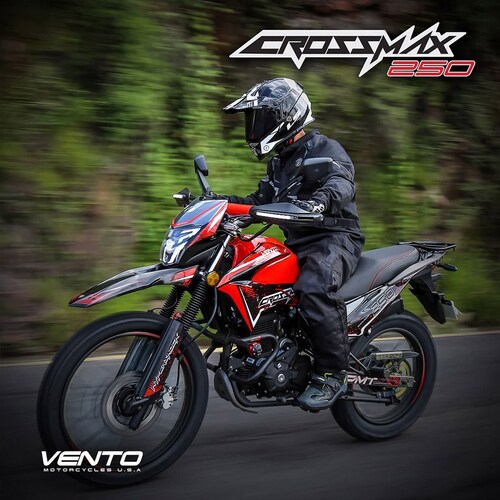 Motocicleta Vento Crossmax 250Cc Roja 2024