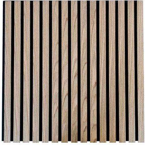 Lambrin Acústico Deco Pvc 4 Piezas 60X60Cm Pino
