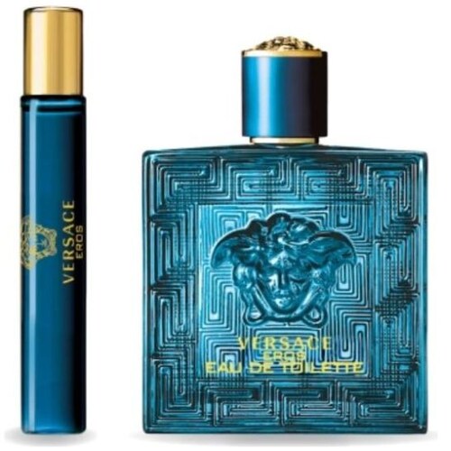Estuche Fragancia para Hombre Versace Eros Edt 100 Ml + Cc 100 Ml + Gd 100 Ml + Neceser