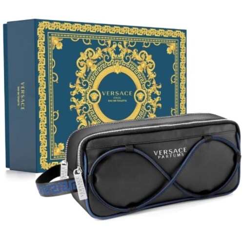Estuche Fragancia para Hombre Versace Eros Edt 100 Ml + Cc 100 Ml + Gd 100 Ml + Neceser
