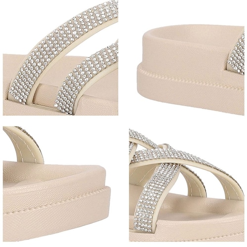 Westies Sandalias Sandalias De Cuero Para Mujer Estilo Casual