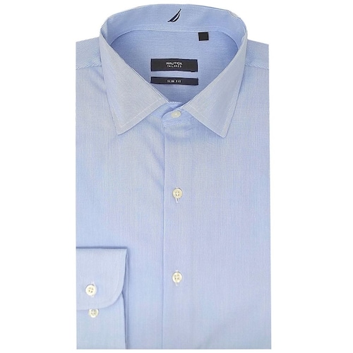 Camisa Nautica Slim Fit Wrinkle Resistant Camisa Nautica Slim Fit Camisas  De Vestir
