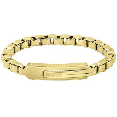 Brazalete  Boss de Acero Inoxidable  para Hombre