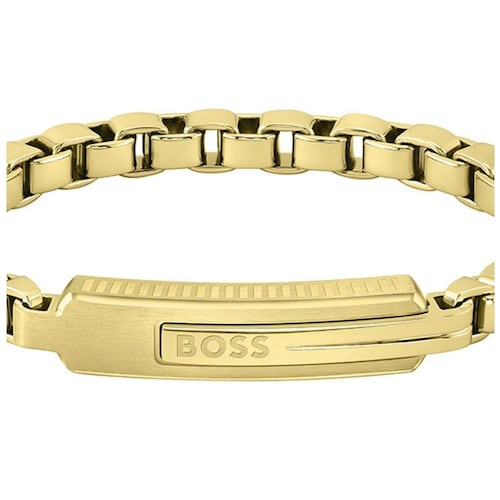 Brazalete  Boss de Acero Inoxidable  para Hombre