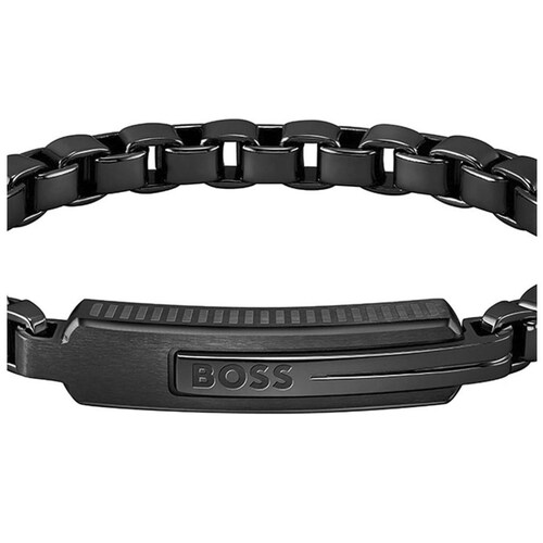 Brazalete  Boss de Acero Inoxidable  para Hombre