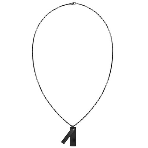 Collar Calvin Klein de Acero Inoxidable Negro para Hombre