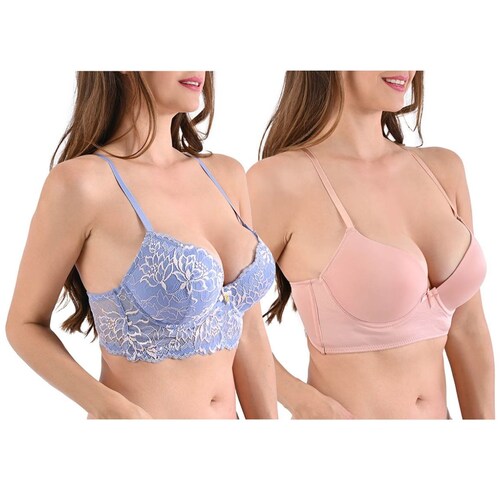 Set 2 Brasier con Talle Largo Daisy Fuentes